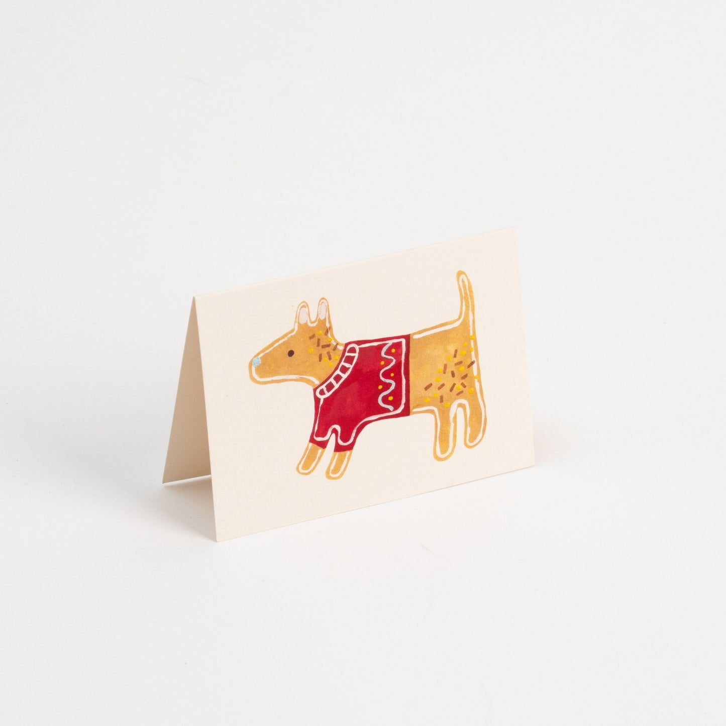 Gingerbread Dog Mini Card