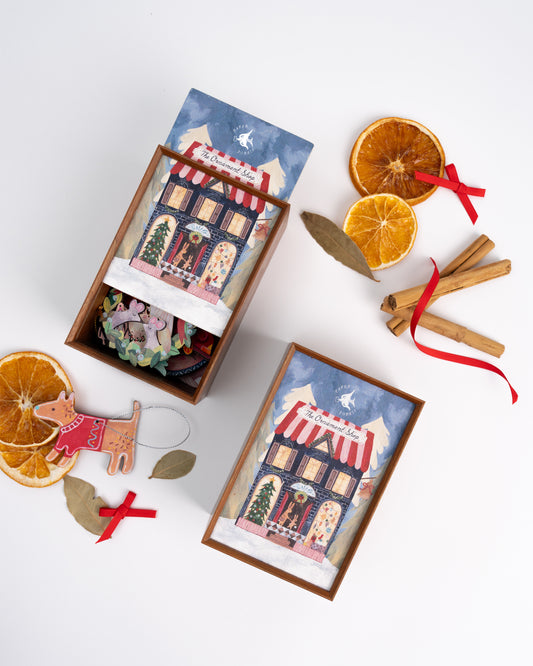 The Ornament Shop - Wooden Ornament Gift Box Set