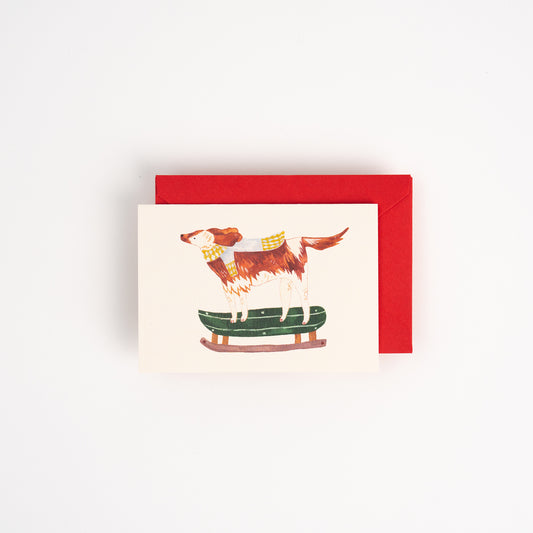 Sled Dog Mini Card