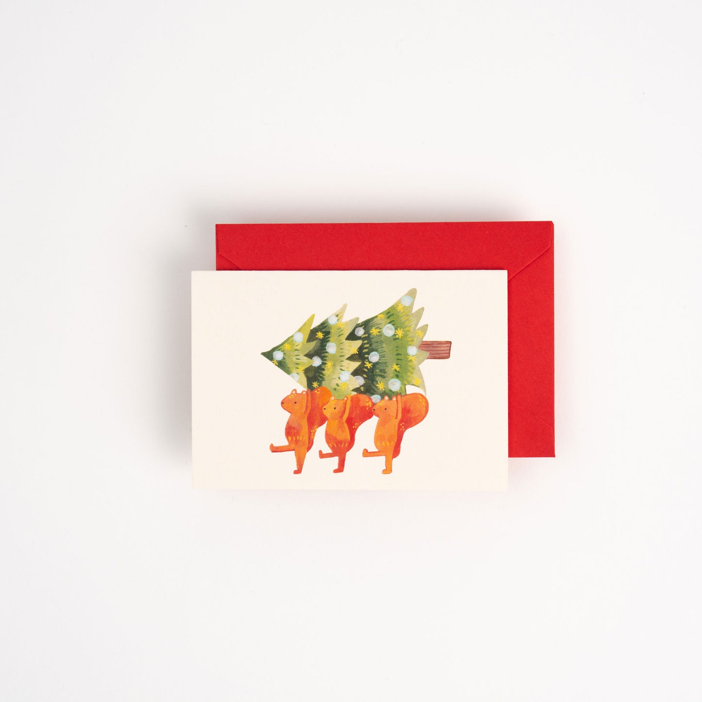 Squirrel Trio Mini Card