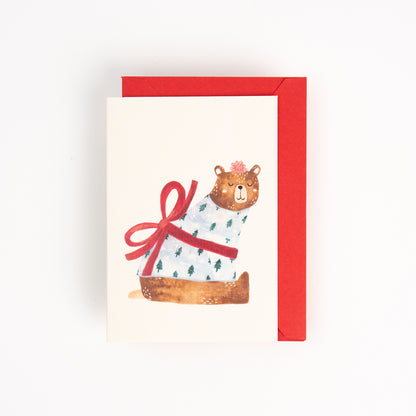 Bear Gift Mini Card