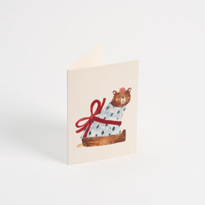 Bear Gift Mini Card