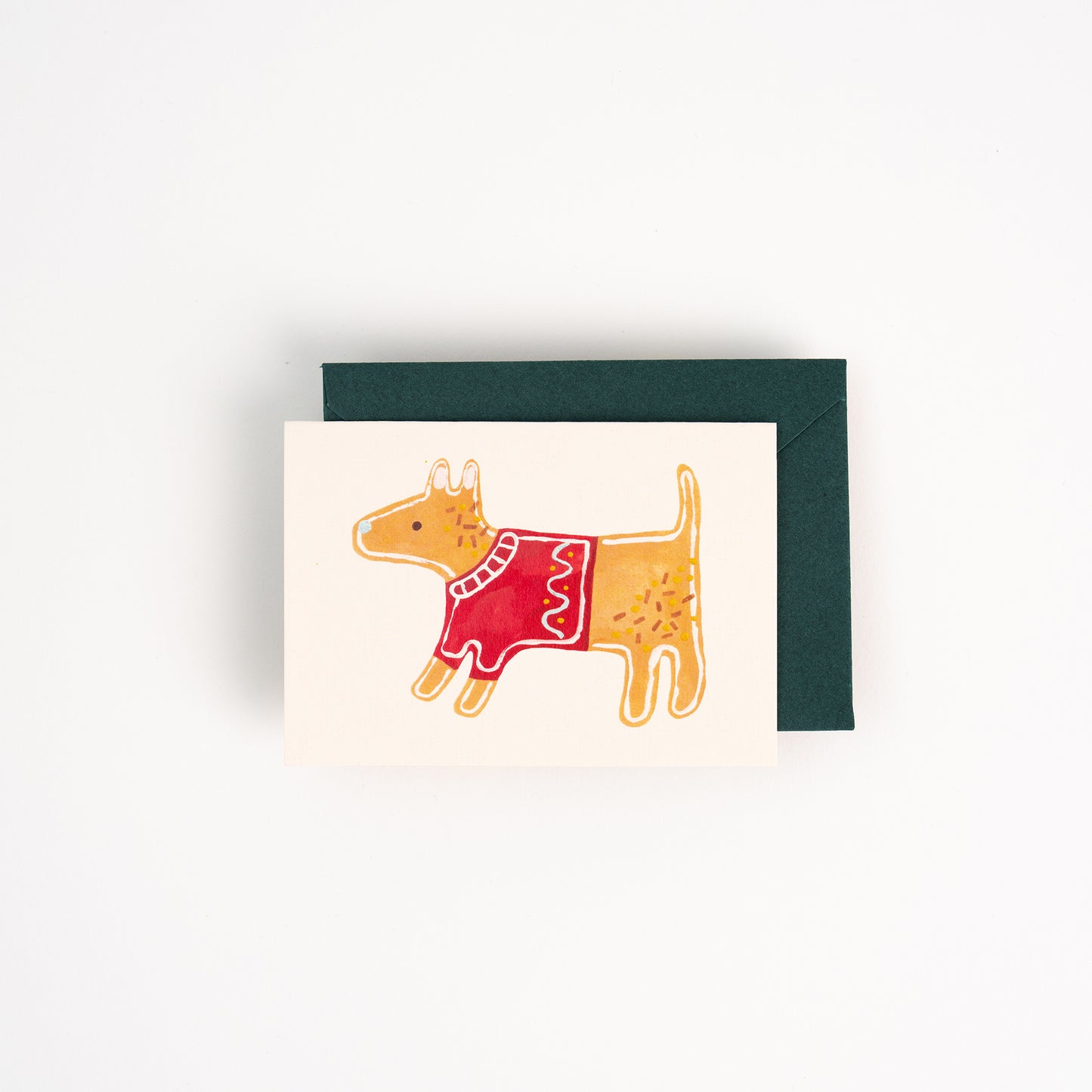 Gingerbread Dog Mini Card