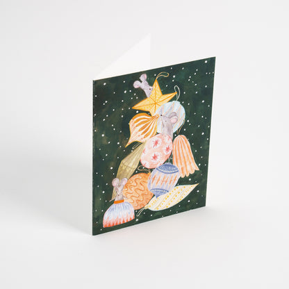 Mischievous Christmas Mice Card