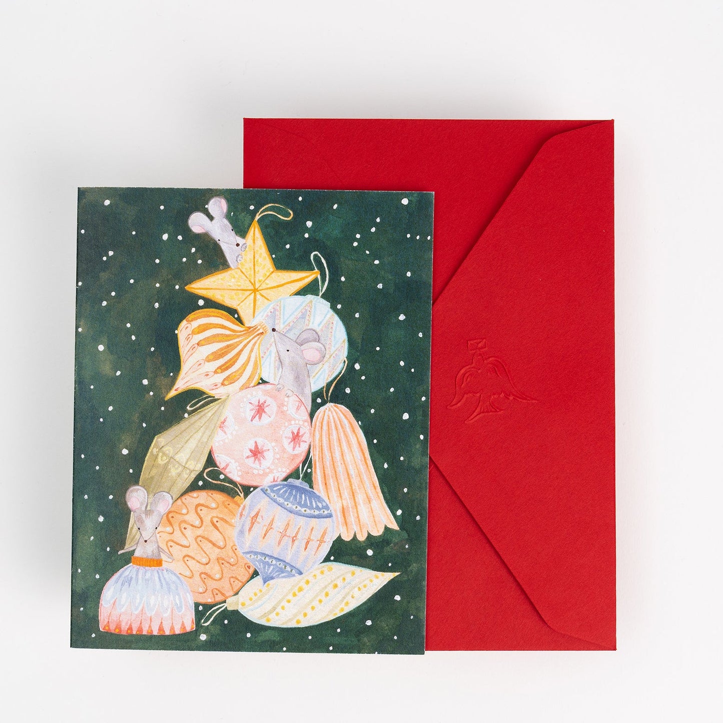 Mischievous Christmas Mice Card