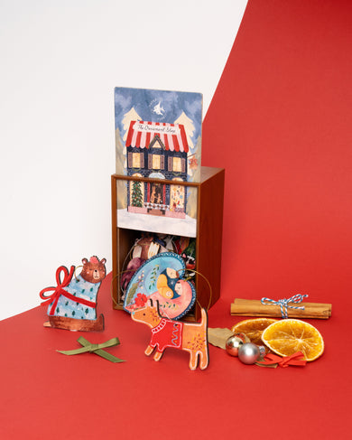 The Ornament Shop - Wooden Ornament Gift Box Set
