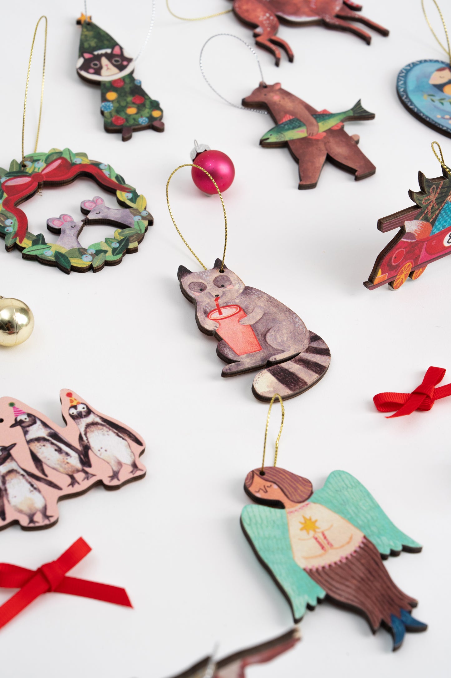 Angel Wooden Ornament