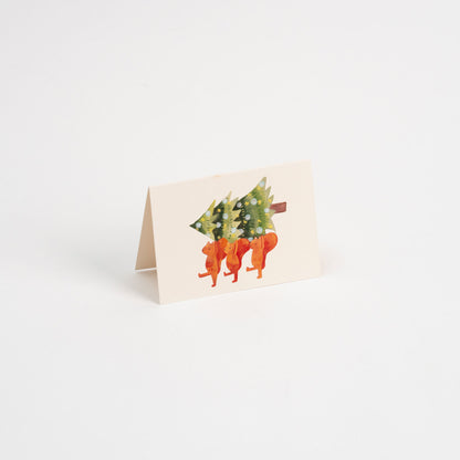 Squirrel Trio Mini Card